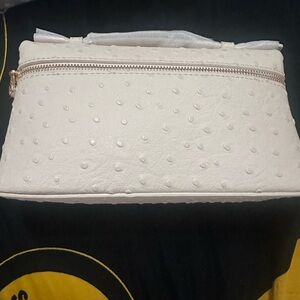 Chic White Textured Bag
